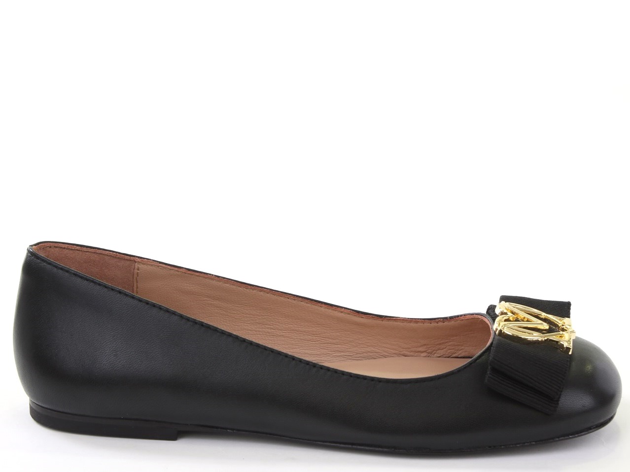 Mocassin Love Moschino Pour Femme – Style Conduite En Cuir De Veau – Modèle Ja10091g1i