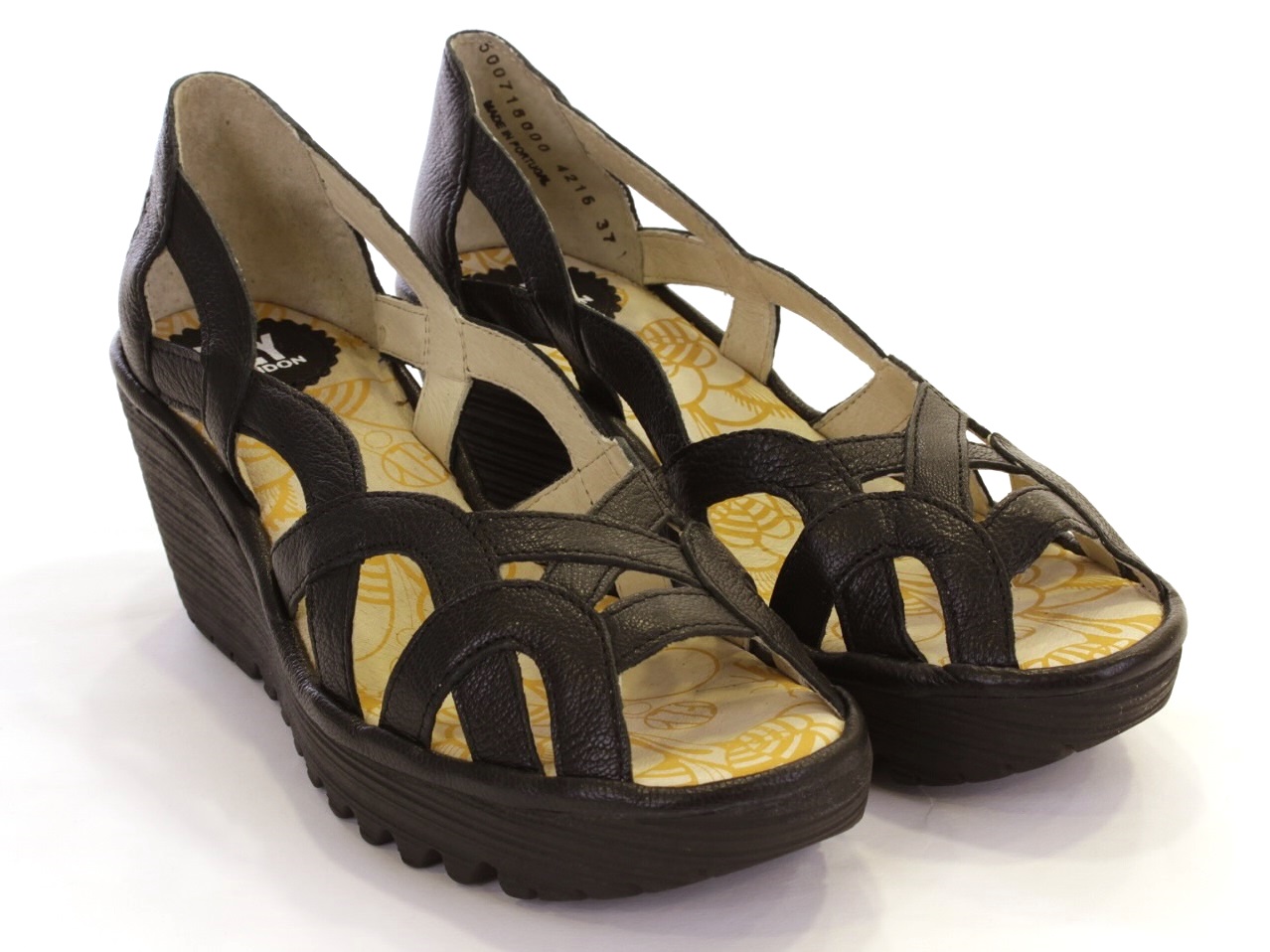 FLY London Yadi718 Sandales Compens/ées Femme